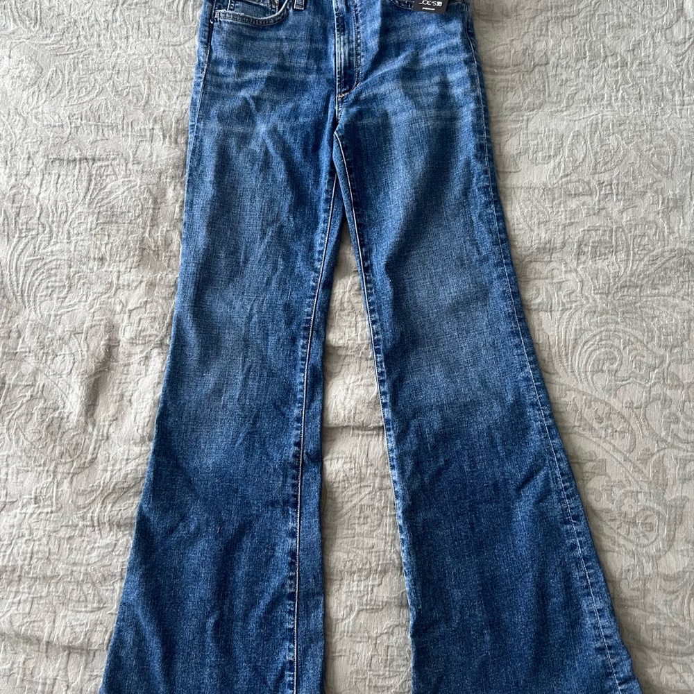 Joe's Jeans Blue Flare Wide Leg Denim